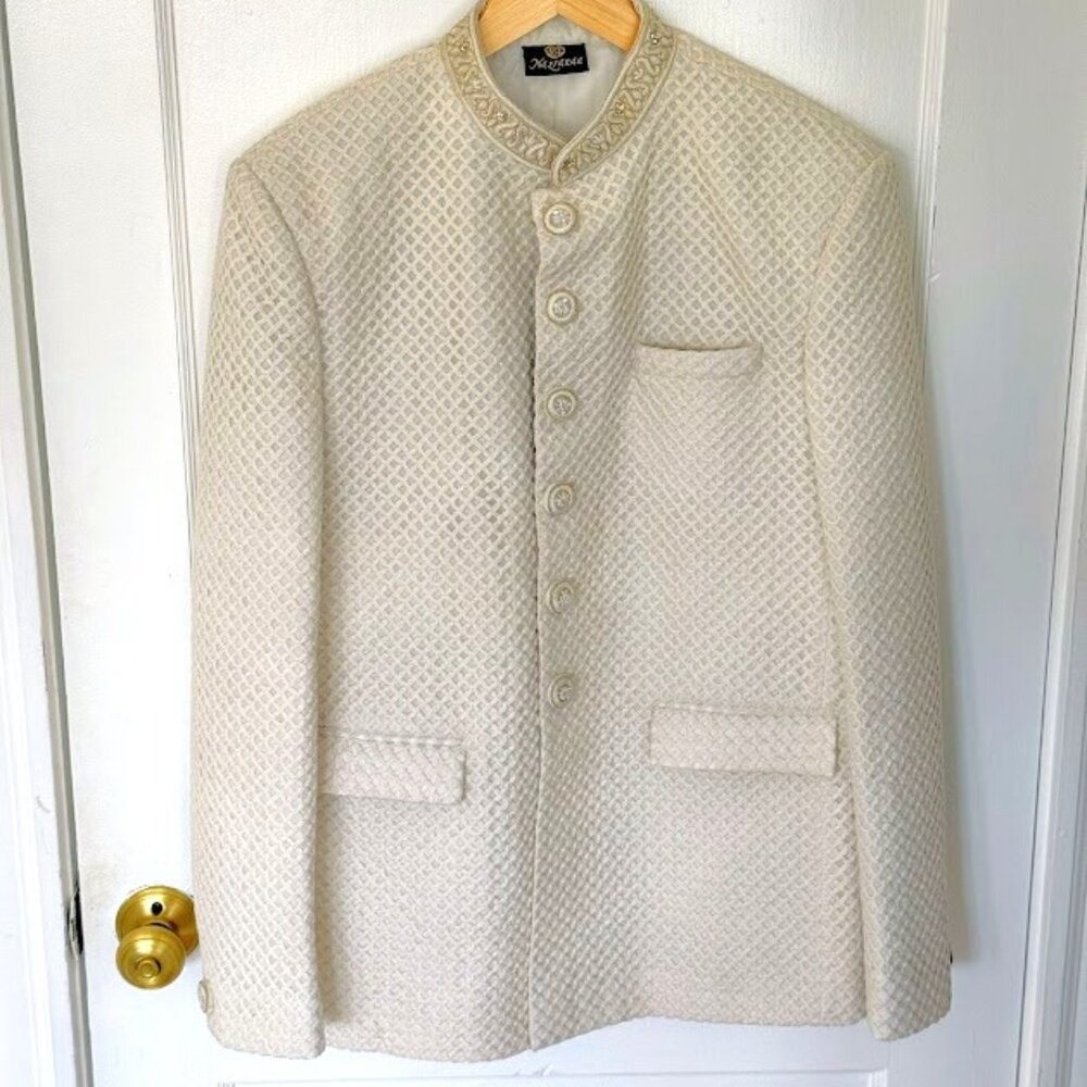 Custom Nehru Wedding Suit